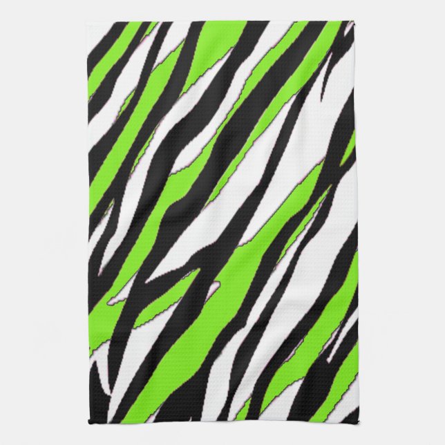Zebra Stripe Kitchen Towel (Vertical)