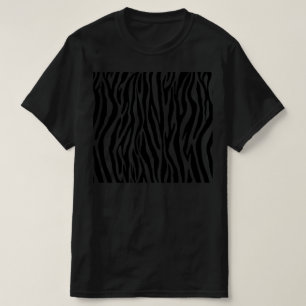 Zebra Stripe Pattern Classic Black and White Ani T-Shirt