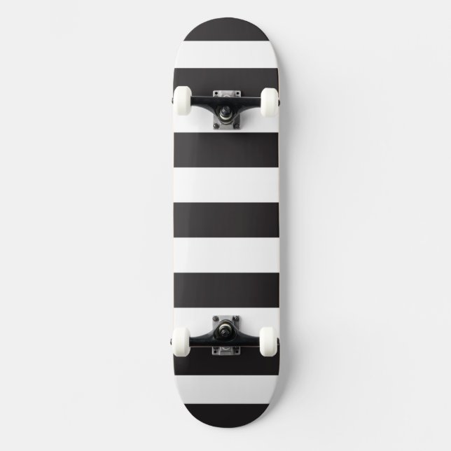 Zebra Stripe Skateboard (Front)
