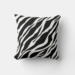Zebra Stripe Throw Pillow
