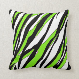 Zebra Stripe Throw Pillow