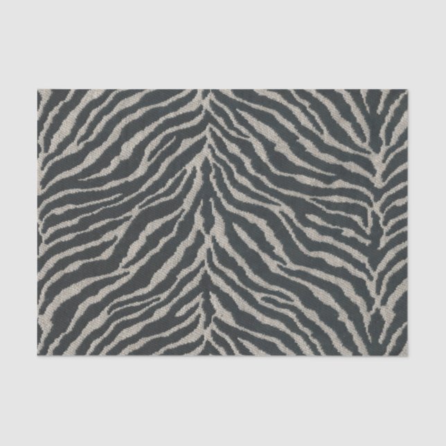 Zebra striped animal print tissue paper (Front)