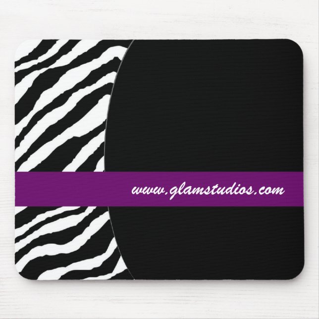 Zebra Striped Mousepad (Front)