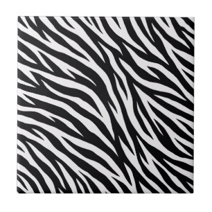 Zebra Stripes Animal Pattern Tile