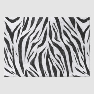 Zebra Stripes Animal Print Decoupage Tissue Paper