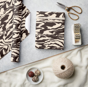 Zebra Stripes Animal Print wrapping paper