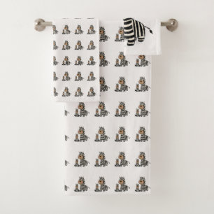 Zebra Stripes Bath Towel Set