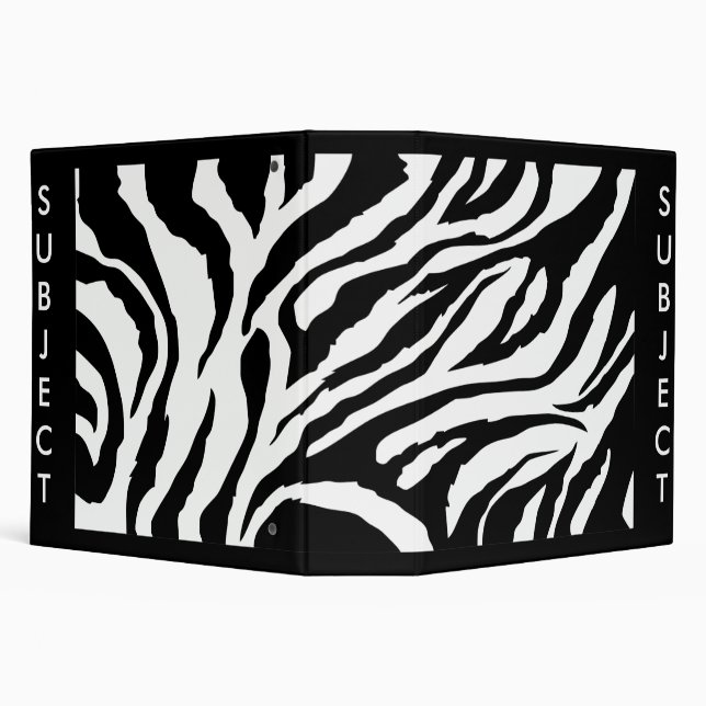 Zebra Stripes Binder (Background)