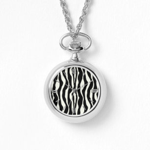 Zebra stripes - Black and White Watch