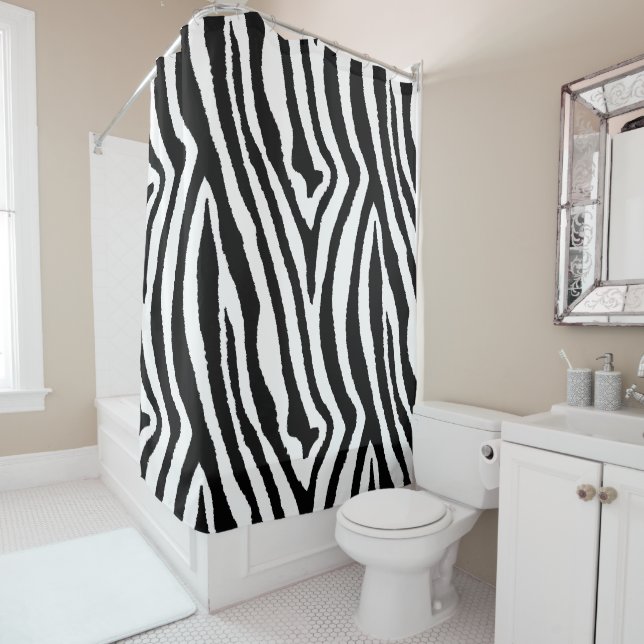 Zebra Stripes Black & White | Safari Animal Print (In Situ)