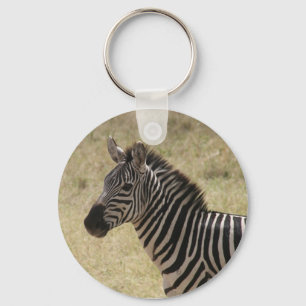 zebra stripes keychain