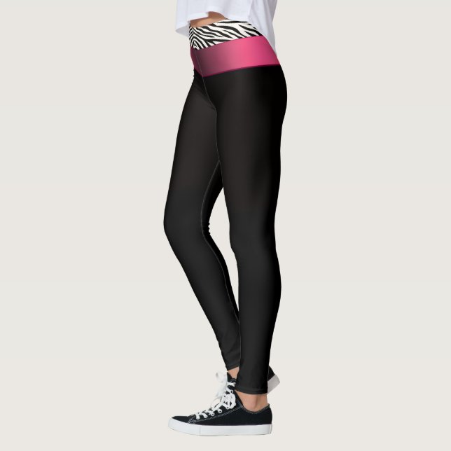 Zebra Stripes Leggings (Left)