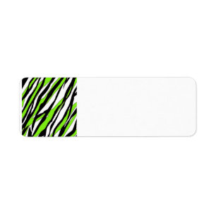 Zebra Stripes Lime Green