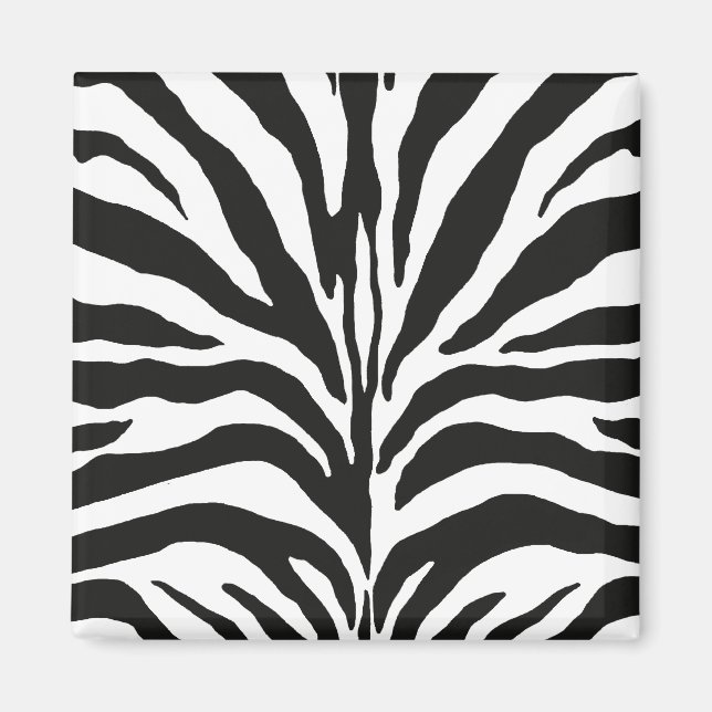 Zebra Stripes Magnet (Front)