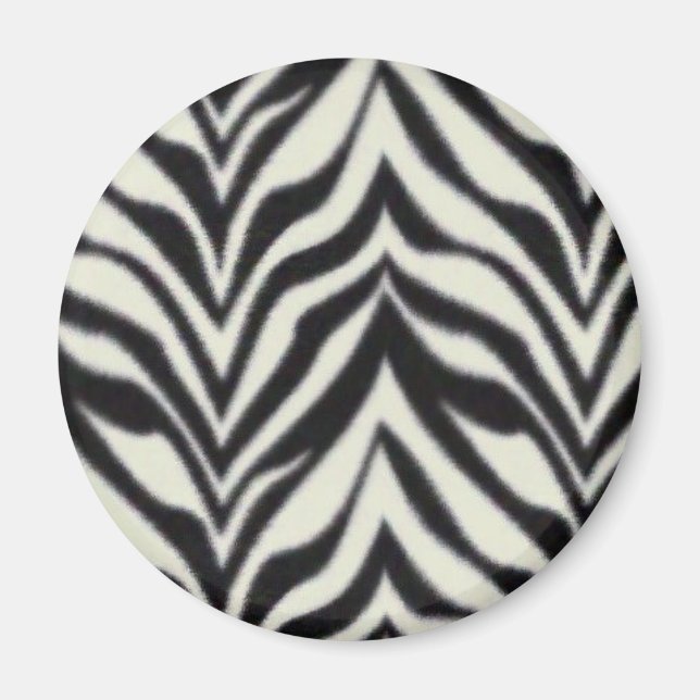 zebra stripes magnet (Front)