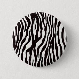 Zebra Stripes Mix & Match Collectables - 2 Inch Round Button
