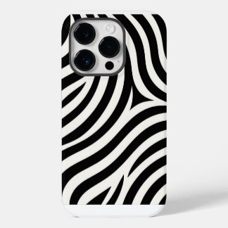 Zebra Stripes Modern Print  iPhone 14 Pro Case