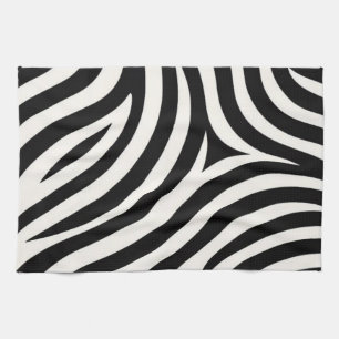Zebra Stripes Modern Print  Kitchen Towel