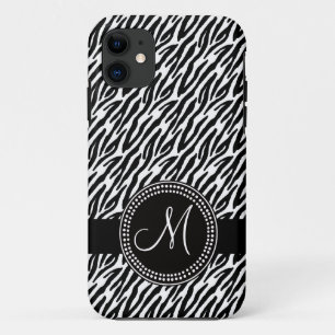 Zebra Stripes Monogram iPhone 5 Case-Mate 11 Case