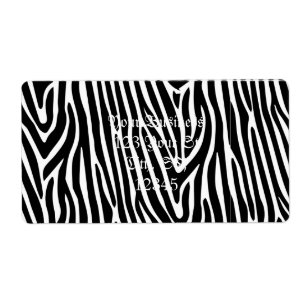 Zebra Stripes Motif Thunder_Cove