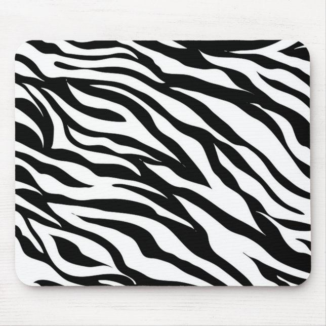 Zebra Stripes Mouse Pad (Front)
