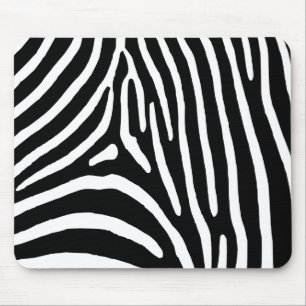 Zebra Stripes Mouse Pad