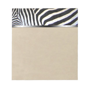 Zebra Stripes Notepad