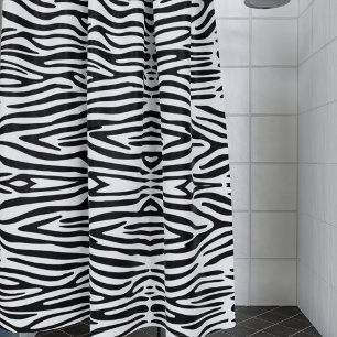 Zebra Stripes Pattern Black and White Animal Print
