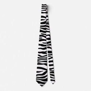 Zebra stripes pattern black & white + your ideas tie
