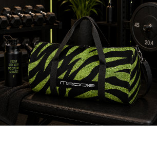 Zebra Stripes Pattern Duffle Bag