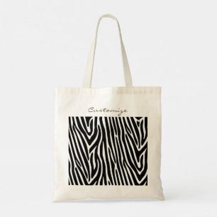 Zebra Stripes Pattern Thunder_Cove Tote Bag