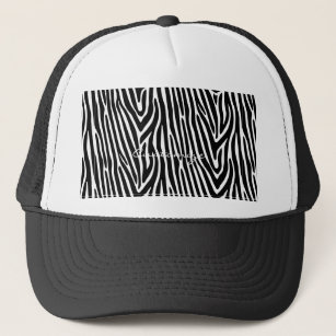 Zebra Stripes Pattern Thunder_Cove Trucker Hat