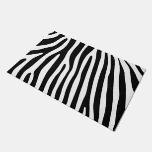 Zebra stripes pattern + your background & ideas doormat