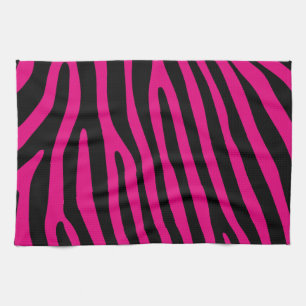 Zebra stripes pattern + your background & ideas kitchen towel