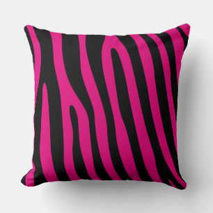 Zebra stripes pattern + your background & ideas throw pillow