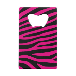 Zebra stripes pattern + your background & ideas wallet bottle opener