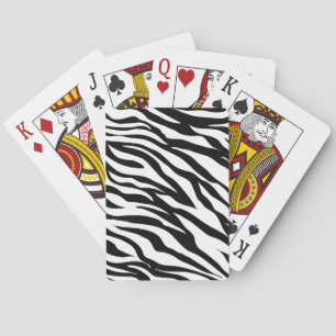Zebra Stripes Playing Cards