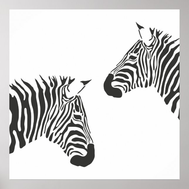 Zebra Stripes Poster (Front)