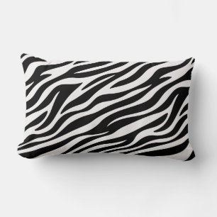Zebra Stripes Seamless Pattern Animal Print-60492 Lumbar Pillow