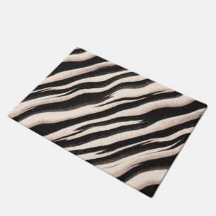 Zebra stripes seamless texture + your ideas doormat