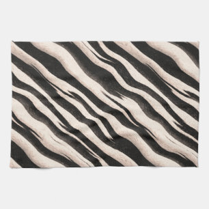 Zebra stripes seamless texture + your ideas kitchen towel