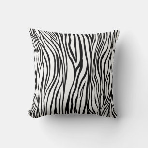 Zebra Stripes Throw Pillow
