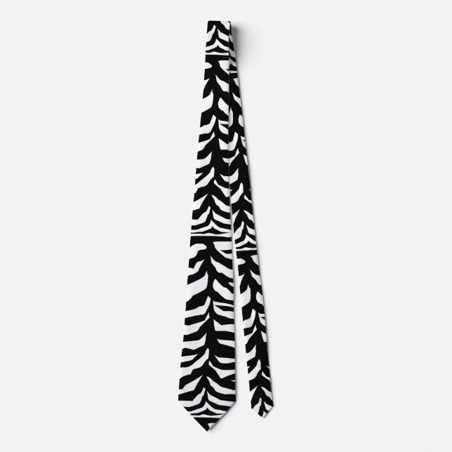 Zebra stripes  tie (Front)