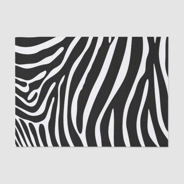 Zebra Stripes Tissue Paper (Front)
