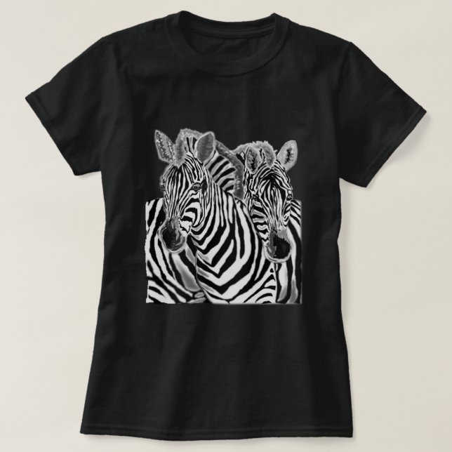 Zebra T-Shirt Gift (Design Front)