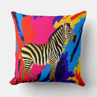 Zebra Throw Pillow