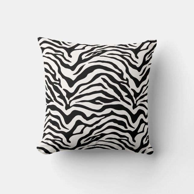 Zebra  throw pillow (Front)