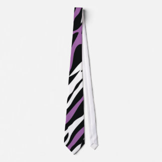Zebra Tie - Purple