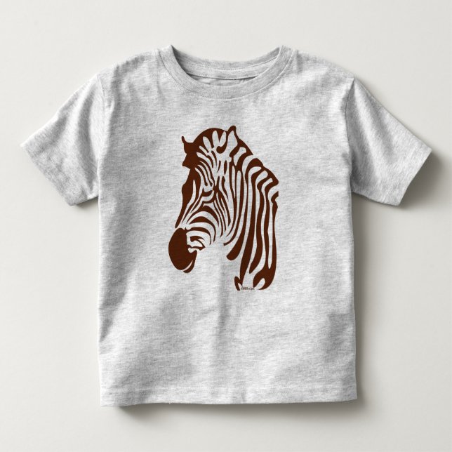 Zebra Toddler T-shirt (Front)