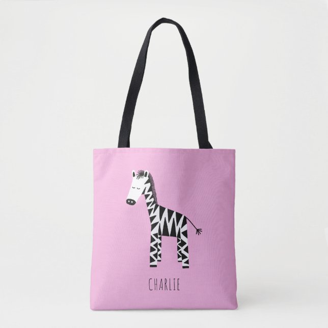 Zebra Tote Bag (Front)
